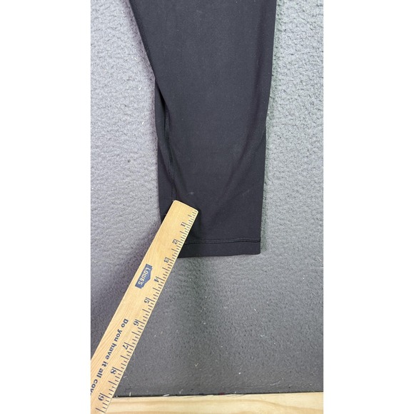 Lululemon Leggings Womens Small Black Blue Groove Crop Yoga Athletic Pants Gym - Picture 4 of 12
